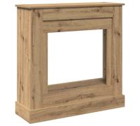 vidaXL Fireplace Surround, Fire Surround Only Compatible with LED Flame, Firepla