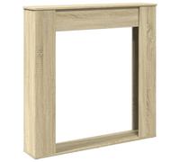 vidaXL Fireplace Surround Sonoma Oak 100x20x100 cm Engineered Wood