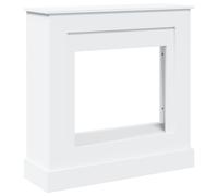 vidaXL Fireplace Surround, Fire Surround Only Compatible with LED Flame, Firepla