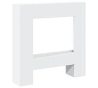 (white) vidaXL Fireplace Surround Fire Surround Fire Place Old Wood Engineered Wood