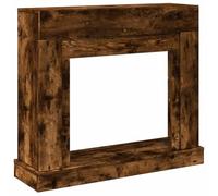 (smoked oak) vidaXL Fireplace Surround Fire Surround Only Fireplace Frame Engineered Wood