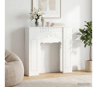 VidaXL Fireplace Surround White 93 X 20 X 89 Cm Engineered Wood