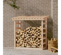 vidaXL Firewood Rack 108x64.5x110 cm Solid Wood Pine UK NEW
