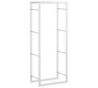 vidaXL Firewood Rack 50x28x132 cm Stainless Steel