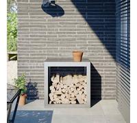 Firewood Rack Fireplace Log Store Firewood Log Rack Log Holder Steel vidaXL