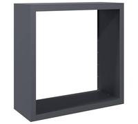 (anthracite, 100 x 40 x 100 cm) vidaXL Firewood Rack Fireplace Log Store Firewood Log Rack Log Holder Steel