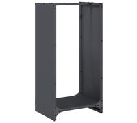 vidaXL Firewood Rack Anthracite 40x30x80 cm Cold-rolled steel