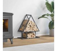 Firewood Rack Anthracite Cold-Rolled Steel 50x25x60 cm Sturdy Log Holder 100kg