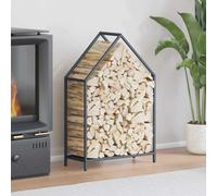 vidaXL Firewood Rack Anthracite 60x25x90 cm Cold-rolled steel