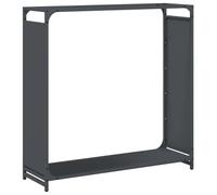 vidaXL Firewood Rack Anthracite 90x28x90 cm Cold-rolled steel