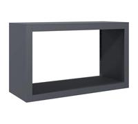 vidaXL Firewood Rack - Anthracite Steel Log Store/Holder, 100x40x60 cm for Fireplace/Log Burner, Durable/Wear Resistant