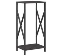 vidaXL Firewood Rack Black 34x25x70 cm Cold-rolled steel