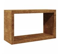 vidaXL Firewood Rack/Fireplace Log Store Holder - Corten Steel, Weather Resistant, 100x40x60cm, Assembly Required