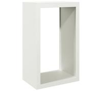 vidaXL Firewood Rack, Firewood Log Rack for Fireplace Wood Storage, Log Store Holder for Outdoor or Indoor, Fireplace Log Holder, White Steel