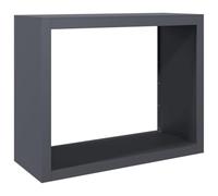 vidaXL Firewood Rack Holder - Anthracite Steel, 100 x 40 x 80 cm, Outdoor/Indoor Log Storage, Weather Resistant, Essential for Fireplace & Log Burner