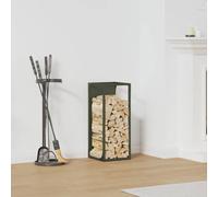 Firewood Rack Cold-rolled steel Fireplace Log Holder Wood Storage vidaXL