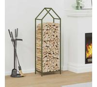 Firewood Rack Cold-rolled steel Fireplace Log Holder Wood Storage vidaXL