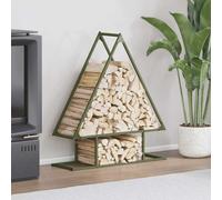Firewood Rack Cold-rolled steel Fireplace Log Holder Wood Storage vidaXL