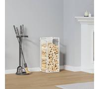 Firewood Rack Cold-rolled steel Fireplace Log Holder Wood Storage vidaXL