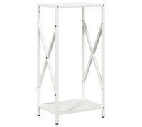 vidaXL Firewood Rack White 34x25x70 cm Cold-rolled steel
