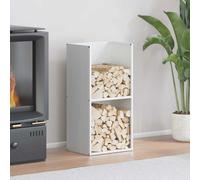 vidaXL Firewood Rack White 40x30x80 cm Cold-rolled steel