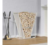 Firewood Rack Cold-rolled steel Fireplace Log Holder Wood Storage vidaXL
