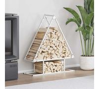Firewood Rack Cold-rolled steel Fireplace Log Holder Wood Storage vidaXL