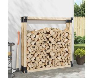 VidaXL Firewood Stack Aid 12 Pcs Anthracite 34 X 10 X 15 Cm Steel
