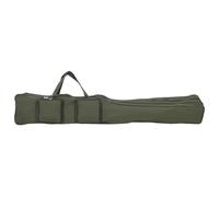 vidaXL Fishing Rod Bag Carrier - 150 cm Dark Green - 600D Oxford Fabric with PVC - Adjustable Shoulder Strap & Handle - 3 Compartments