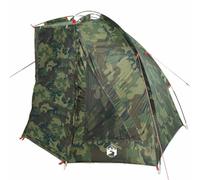 vidaxl fishing shelter tent - waterproof, portable, easy setup, camouflage polyester, 210 x 170 x 125 cm, outdoor camping tent