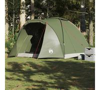 vidaXL Fishing Tent 2-Person Olive Green Waterproof
