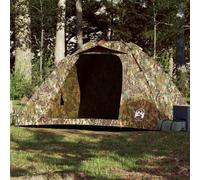 vidaXL Fishing Tent 4-Person Camouflage Quick Release