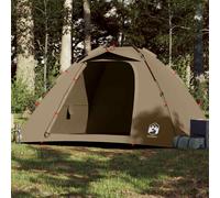 (Olive green) vidaXL Fishing Tent 4-Person Lightweight Camping Tent Camouflage Quick Release