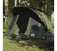 vidaXL Fishing Tent 5-Person Olive Green Waterproof HOT