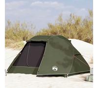vidaXL Fishing Tent 5-Person Olive Green Waterproof
