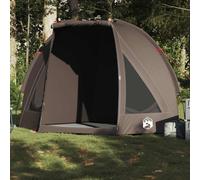 vidaXL Fishing Tent Brown Waterproof