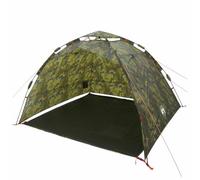 vidaXL Fishing Tent Quick Release 4-Person Light Camouflage