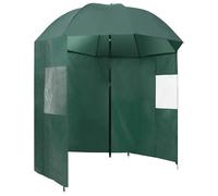 vidaXL Fishing Umbrella Green Outdoor Garden Parasol Sunshade Fishing Shelter