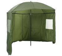 vidaXL Fishing Umbrella Yellow Army 300 x 240 cm Oxford Polyester