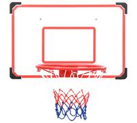 vidaXL Five Piece Wall Mounted Basketball Backboard Set