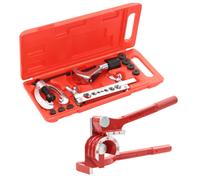 vidaXL Flaring Tool Kit Set Tube Bender Pipe Repair with Case Cutter Vehicle