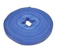 vidaXL Flat Hose 50m 1" PVC Water Delivery Discharge Pipe Pump Tubing Tool