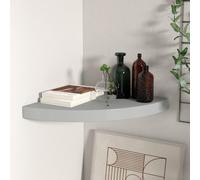 Floating Corner Shelf Wall-Mounted Hanging Shelf Wall Display Shelf MDF vidaXL