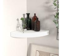 Floating Corner Shelf Wall-Mounted Hanging Shelf Wall Display Shelf MDF vidaXL