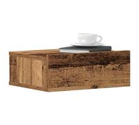 vidaXL Floating Nightstands 2 pcs Old Wood 40x32x15 cm Engineered Wood