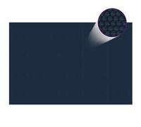 vidaXL Floating PE Solar Pool Film 600x400 cm Black and Blue NEW
