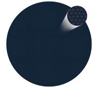 vidaXL Solar Pool Film Floating Round PE 250cm Blue Bubble Padding Cover Sheet