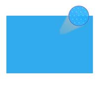 vidaXL Floating PE Solar Pool Flim 600x400 cm Black and Blue Pond Protector