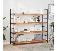 vidaXL Floating Shelf 120x40x4 cm Oil Finished Solid Wood Acacia