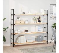 vidaXL Floating Shelf 160x30x2 cm Untreated Solid Wood Acacia